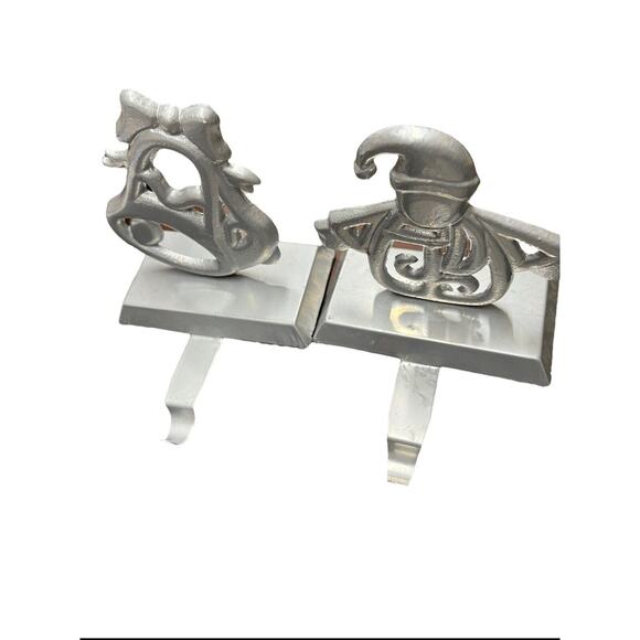 Christmas Tree Stocking Holder /Hangers Lot Of 2 Extended Hooks Snowman Bell - Picture 5 of 7